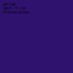 #2F116E - Persian Indigo Color Image