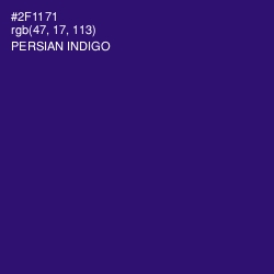 #2F1171 - Persian Indigo Color Image