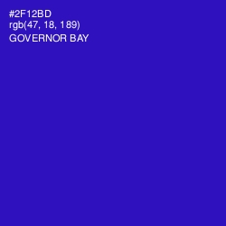 #2F12BD - Governor Bay Color Image