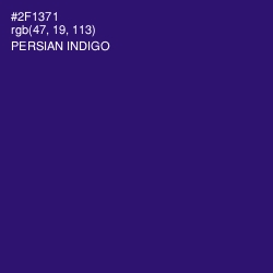 #2F1371 - Persian Indigo Color Image