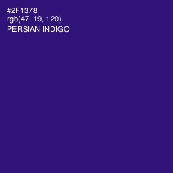 #2F1378 - Persian Indigo Color Image