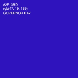 #2F13BD - Governor Bay Color Image