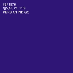 #2F1576 - Persian Indigo Color Image