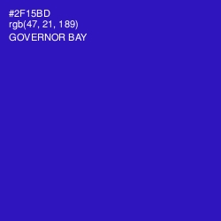 #2F15BD - Governor Bay Color Image