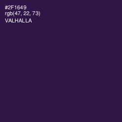 #2F1649 - Valhalla Color Image