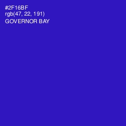 #2F16BF - Governor Bay Color Image