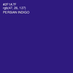 #2F1A7F - Persian Indigo Color Image