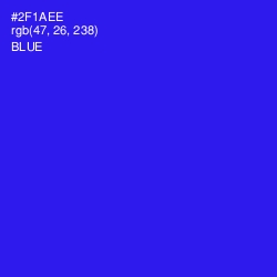 #2F1AEE - Blue Color Image