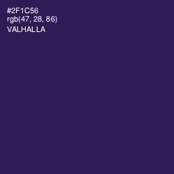 #2F1C56 - Valhalla Color Image