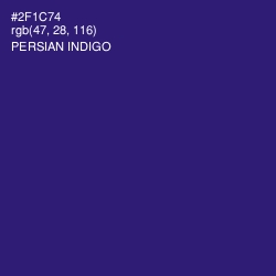 #2F1C74 - Persian Indigo Color Image