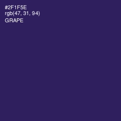 #2F1F5E - Grape Color Image