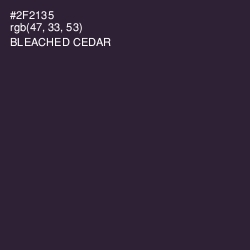 #2F2135 - Bleached Cedar Color Image
