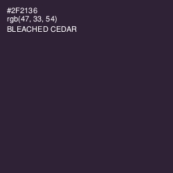 #2F2136 - Bleached Cedar Color Image