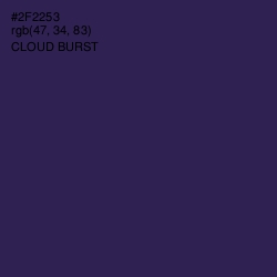 #2F2253 - Cloud Burst Color Image