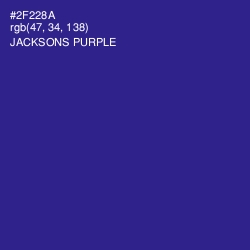 #2F228A - Jacksons Purple Color Image