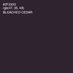 #2F2330 - Bleached Cedar Color Image