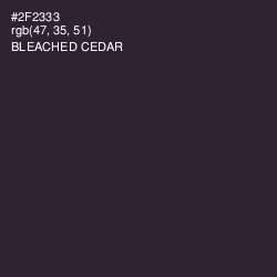 #2F2333 - Bleached Cedar Color Image