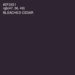 #2F2431 - Bleached Cedar Color Image