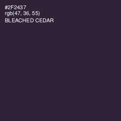 #2F2437 - Bleached Cedar Color Image