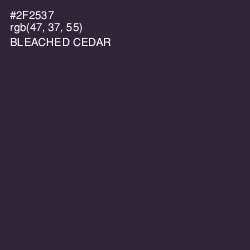 #2F2537 - Bleached Cedar Color Image