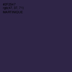 #2F2547 - Martinique Color Image