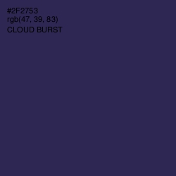 #2F2753 - Cloud Burst Color Image