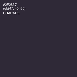 #2F2837 - Charade Color Image