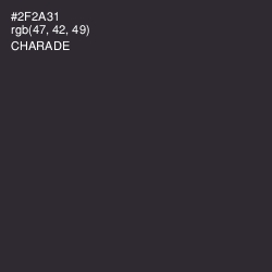 #2F2A31 - Charade Color Image