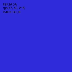 #2F2ADA - Dark Blue Color Image