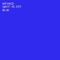 #2F2AED - Blue Color Image