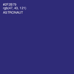 #2F2B79 - Astronaut Color Image