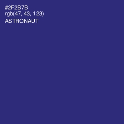#2F2B7B - Astronaut Color Image