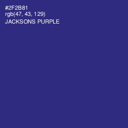 #2F2B81 - Jacksons Purple Color Image