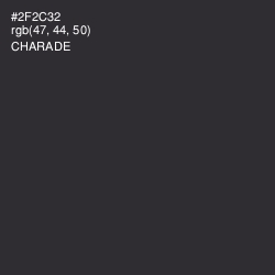 #2F2C32 - Charade Color Image