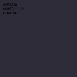 #2F2C39 - Charade Color Image