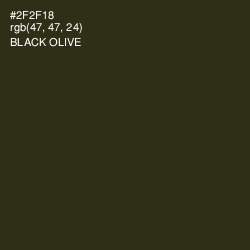 #2F2F18 - Black Olive Color Image