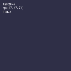 #2F2F47 - Tuna Color Image