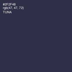 #2F2F48 - Tuna Color Image