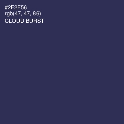 #2F2F56 - Cloud Burst Color Image