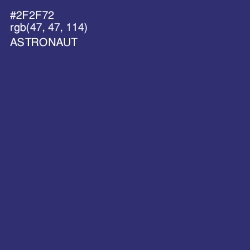 #2F2F72 - Astronaut Color Image