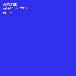 #2F2FED - Blue Color Image