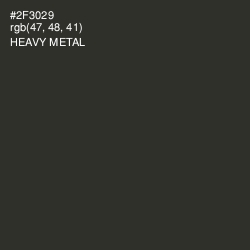 #2F3029 - Heavy Metal Color Image