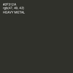 #2F312A - Heavy Metal Color Image