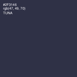 #2F3146 - Tuna Color Image