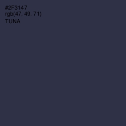 #2F3147 - Tuna Color Image