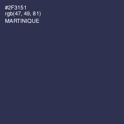 #2F3151 - Martinique Color Image