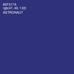 #2F317A - Astronaut Color Image