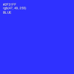 #2F31FF - Blue Color Image