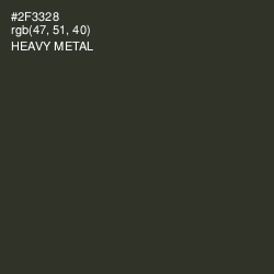 #2F3328 - Heavy Metal Color Image