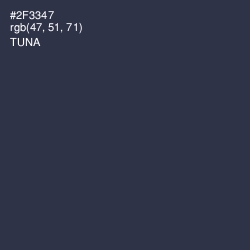 #2F3347 - Tuna Color Image